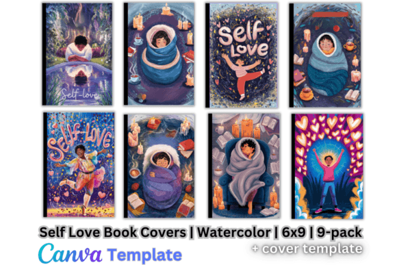9 Self Love Book Covers Canva Template: A Designer's Guide to Wellness Publishing