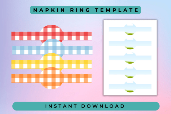 Canva Frame Napkin Ring Template: Effortless Elegance
