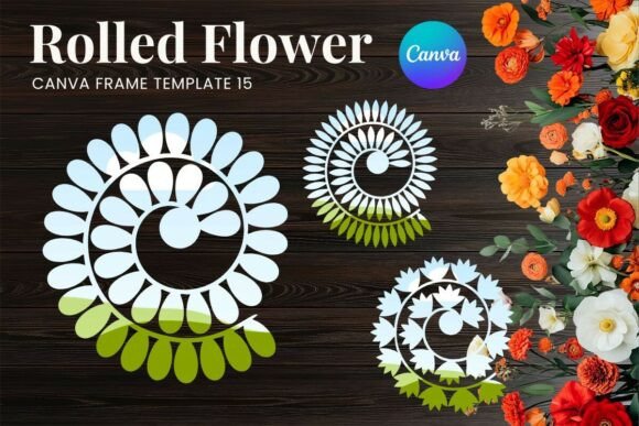 Discovering the Charm of Rolled Paper Flower Canva Frame_15