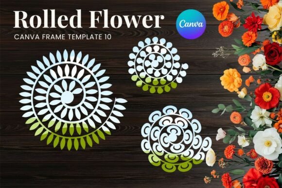 Effortless Branding with Rolled Paper Flower Canva Frame_10