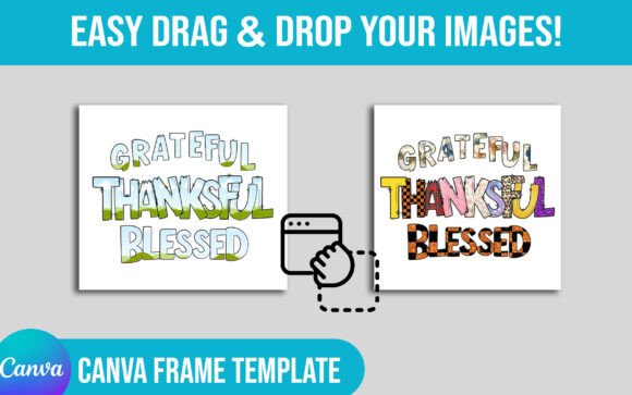 Embrace Autumn Warmth with a Thankful Thanksgiving Canva Frame