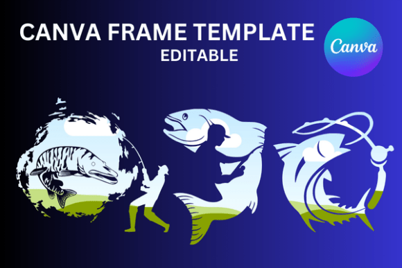 Fisherman Fisher Big Catch Canva Frame: A Deep Dive