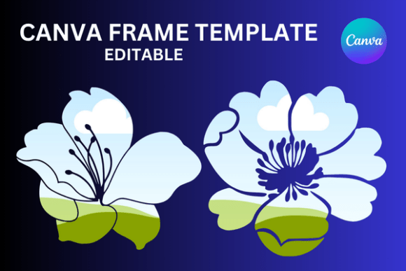 Flower Stencils Canva Frame: Elevate Your Digital Designs