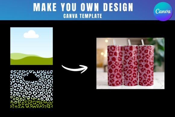Leopard Tumbler Design Bundle Canva: A Guide to Wild Graphics
