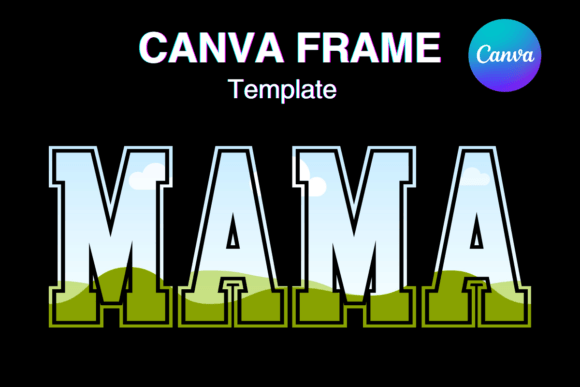 MAMA Canva Frame Template Varsity Sport2: A Game Day Graphic