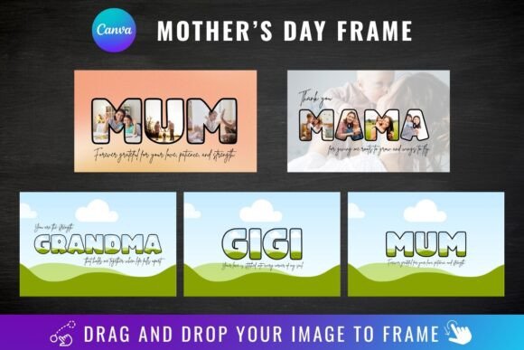 Mama Photo Frame Canva Template Design: Your Visual Shortcut