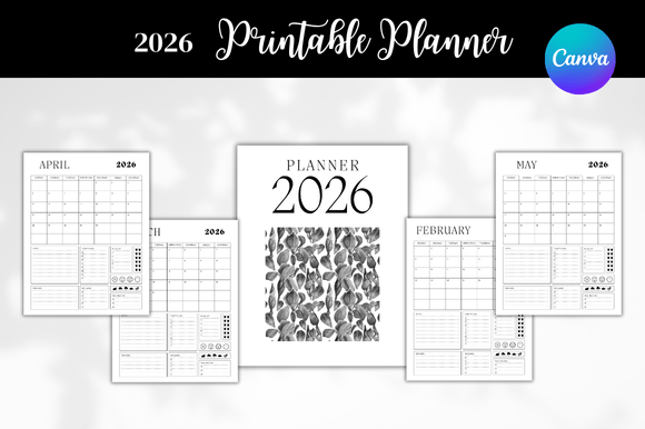Master Your Year: The 2026 Planner Canva Template Editable