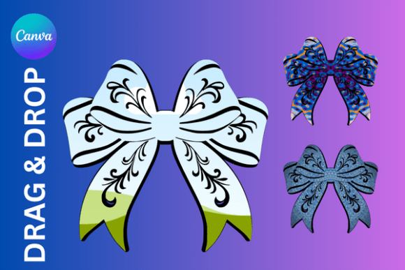 Ornaments Ribbon Coquette Canva Frame: Elevate Your Designs