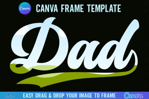 Retro Dad Canva Template Frame: Your Shortcut to Nostalgic Branding