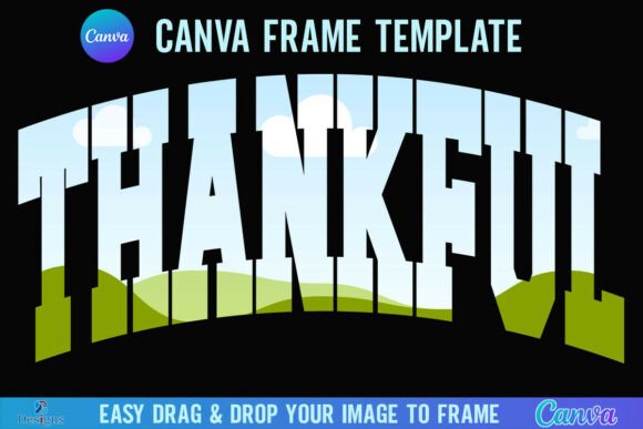 Thankful Canva Frame Fall Autumn Varsity: A Seasonal Design Essential