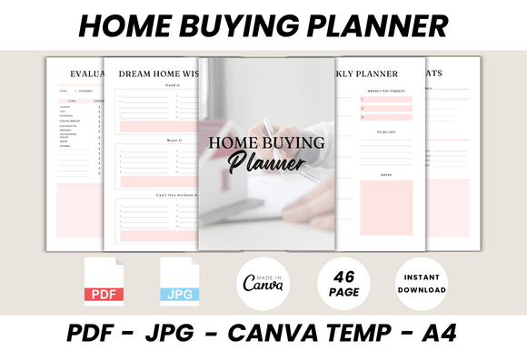 The Ultimate Home Buying Planner: Your Canva Blueprint for Success