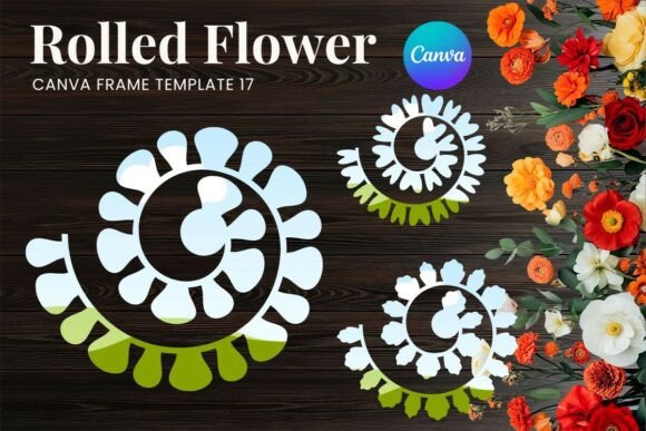 Transform DIY Projects with Rolled Paper Flower Canva Frame_17