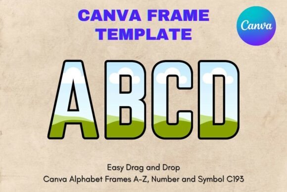 Unleashing Your Brand’s Voice with Canva Letters Frame Alphabet Template193