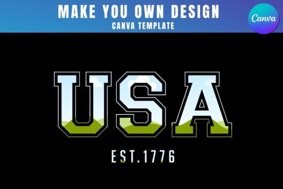 USA Canva Frame Template Design: Your Key to Polished Graphics